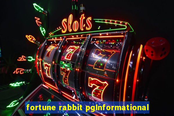 fortune rabbit pgInformational