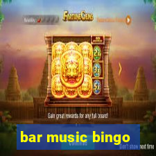 bar music bingo