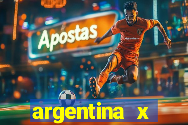 argentina x colombia ao vivo