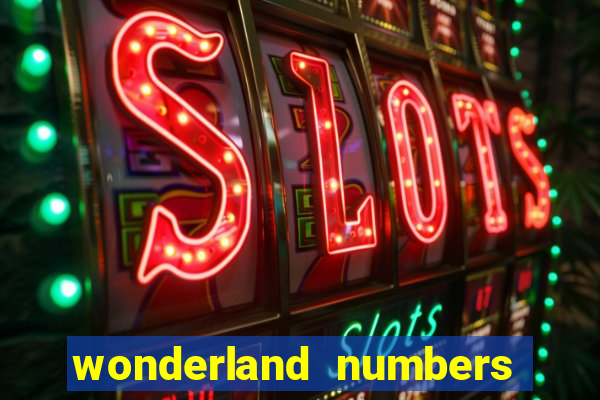 wonderland numbers wiki fandom