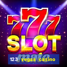 123 vegas casino login page