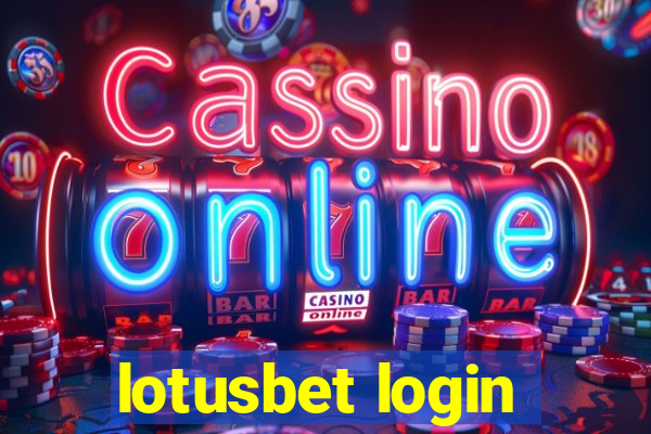 lotusbet login