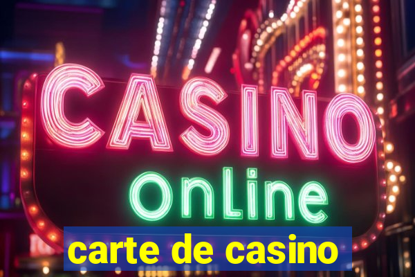 carte de casino