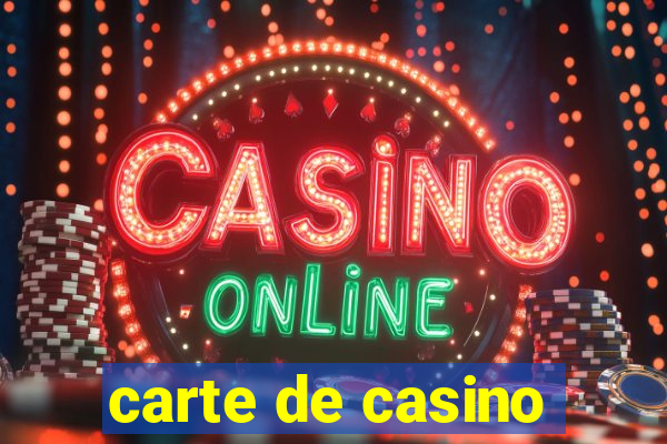 carte de casino