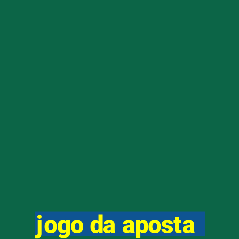 jogo da aposta