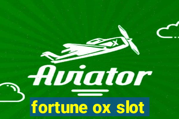 fortune ox slot