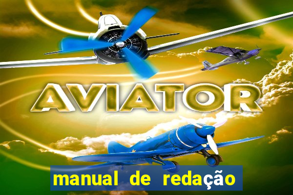 manual de redação folha de são paulo pdf