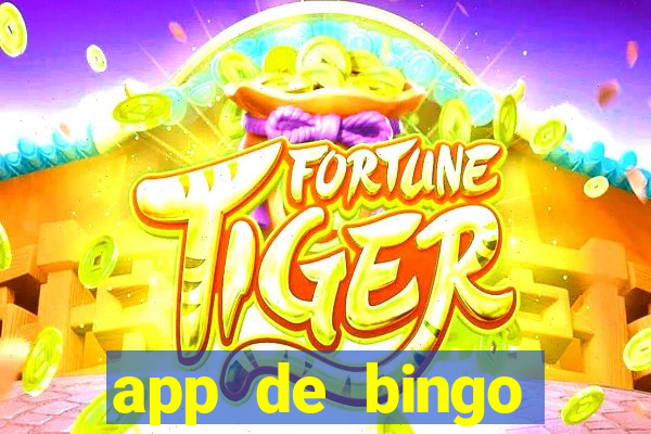 app de bingo valendo dinheiro