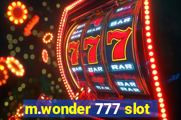 m.wonder 777 slot