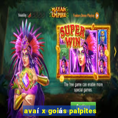 avaí x goiás palpites