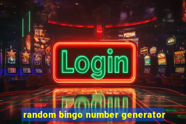 random bingo number generator