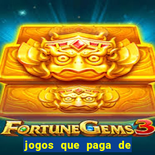 jogos que paga de verdade via pix