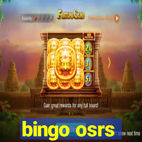 bingo osrs