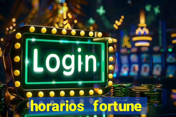 horarios fortune tiger esporte da sorte