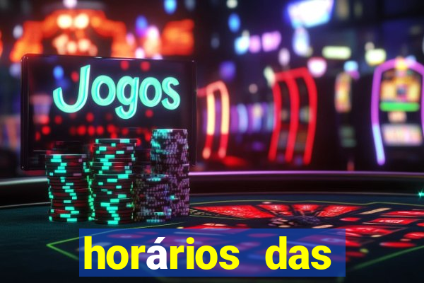 horários das plataformas de jogos