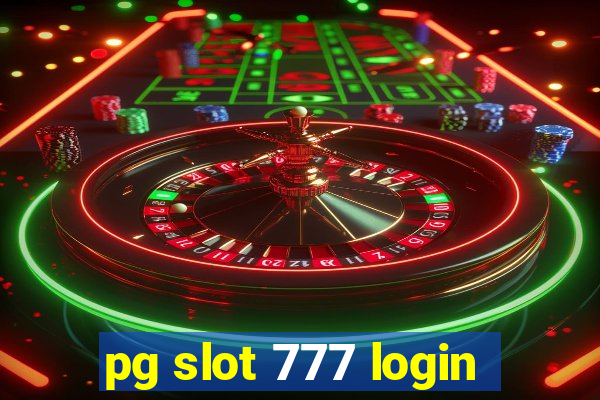 pg slot 777 login