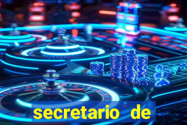 secretario de esporte salario