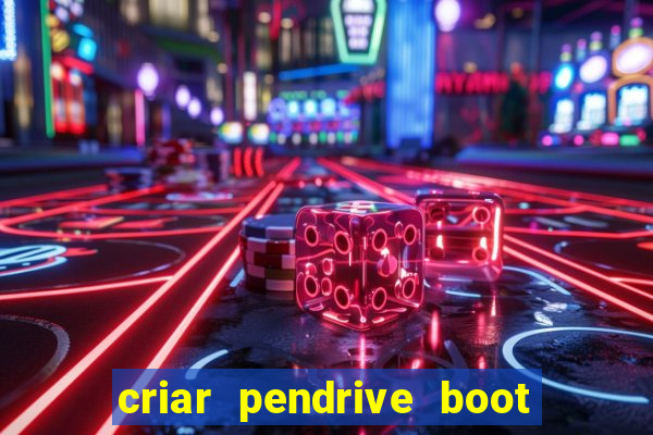 criar pendrive boot windows 10