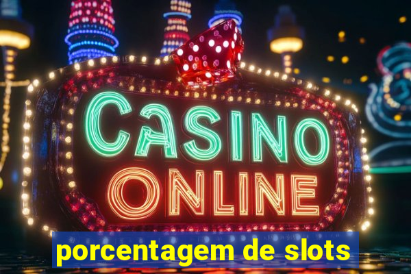 porcentagem de slots