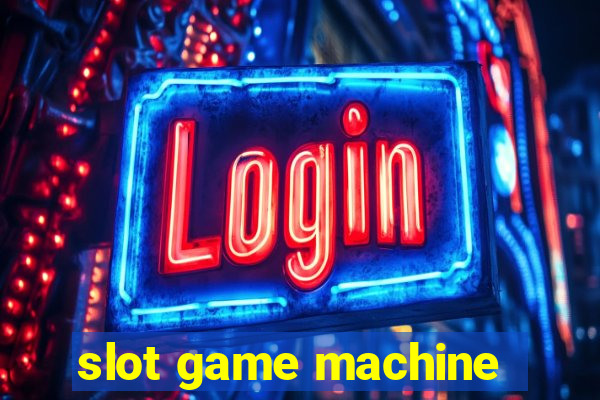 slot game machine