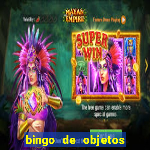 bingo de objetos para imprimir