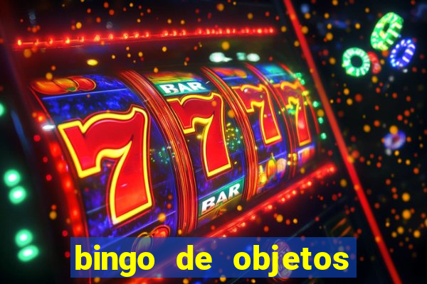 bingo de objetos para imprimir