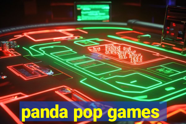 panda pop games