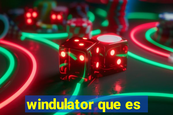 windulator que es