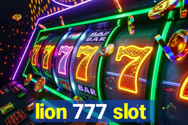 lion 777 slot