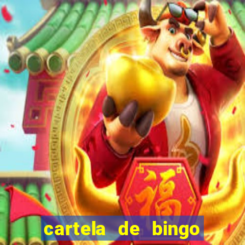 cartela de bingo cha de panela