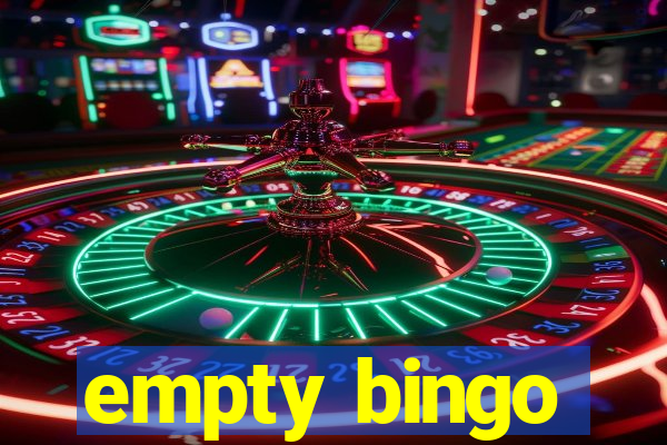 empty bingo