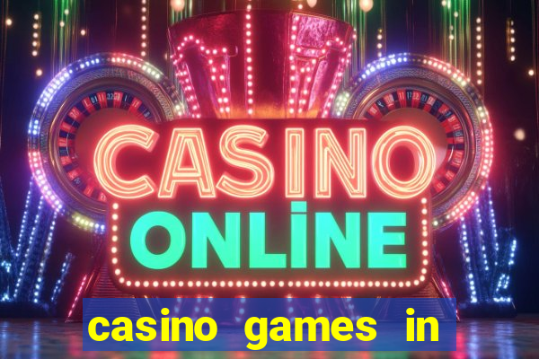 casino games in las vegas