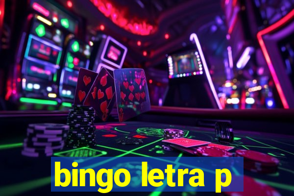 bingo letra p