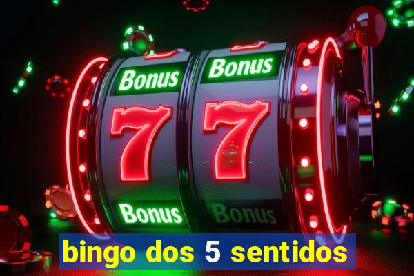 bingo dos 5 sentidos