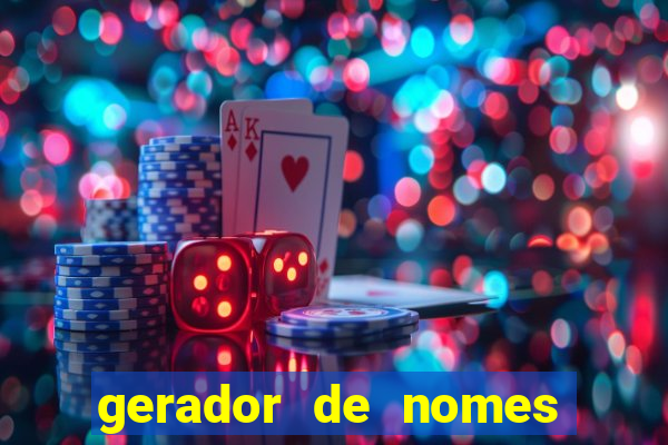 gerador de nomes para jogos