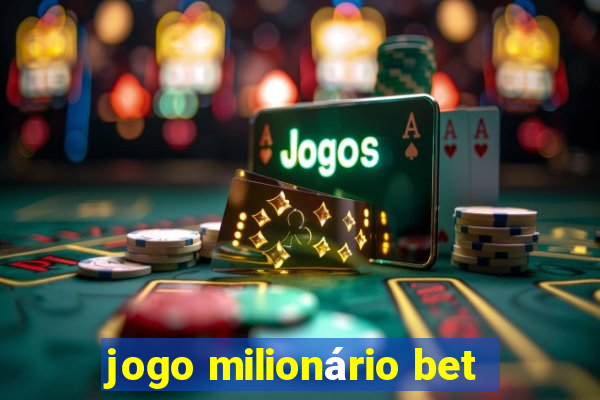 jogo milionário bet