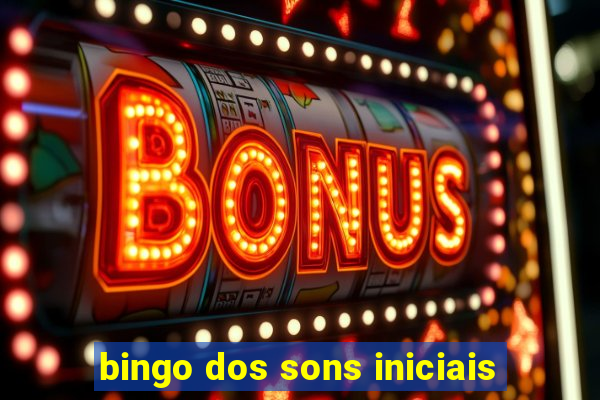 bingo dos sons iniciais