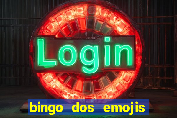 bingo dos emojis para imprimir