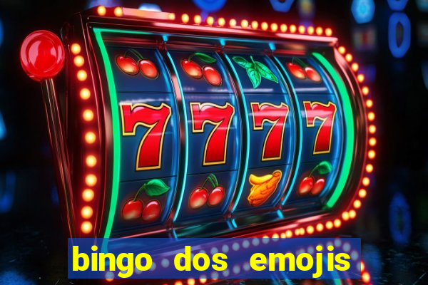 bingo dos emojis para imprimir