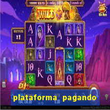 plataforma pagando fortune tiger