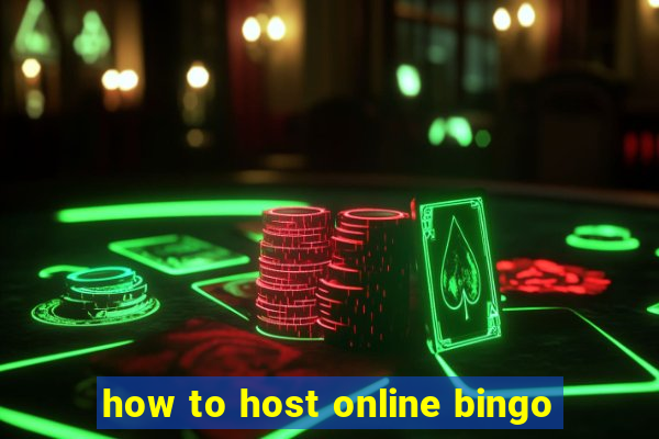 how to host online bingo