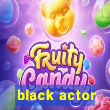 black actor