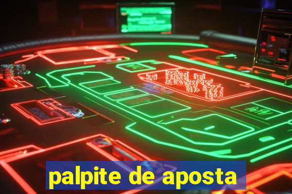 palpite de aposta