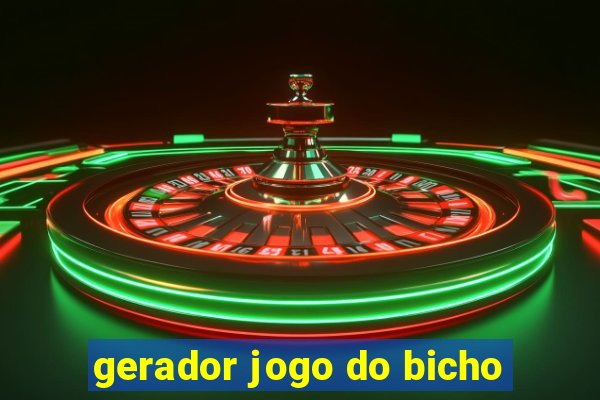 gerador jogo do bicho