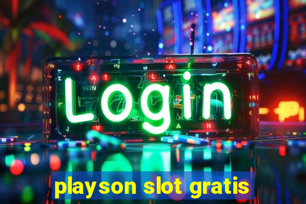 playson slot gratis