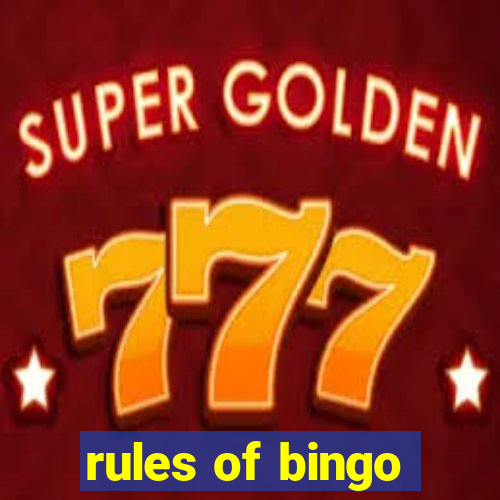 rules of bingo