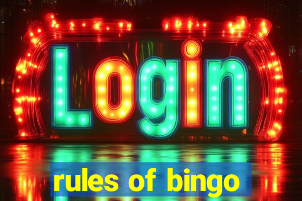 rules of bingo