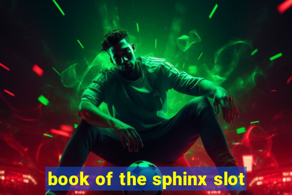 book of the sphinx slot