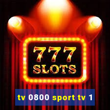 tv 0800 sport tv 1