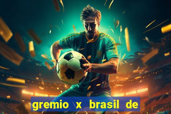 gremio x brasil de pelotas palpite